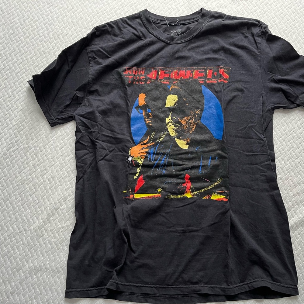 RUN THE JEWELS t shirt size mens XL extra large black 2023 tour